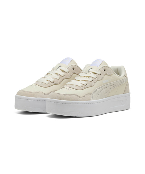 PUMA(プーマ)の「PUMA プーマ ウィメンズ コート ラリー SKYE SD スニーカー(スニーカー・レディース・アイボリー/ブラック×ホワイト/ピンク・25.0cm/24.5cm/25.5cm/26.0cm/23.0cm/22.5cm/23.5cm/24.0cm/22.0cm)」の7枚目の写真