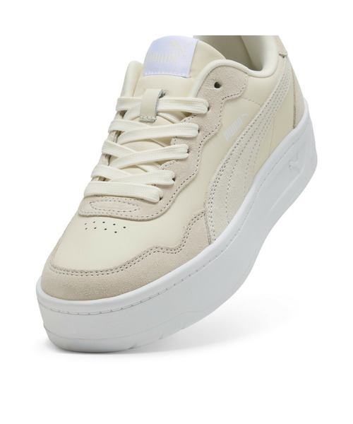 PUMA(プーマ)の「PUMA プーマ ウィメンズ コート ラリー SKYE SD スニーカー(スニーカー・レディース・アイボリー/ブラック×ホワイト/ピンク・25.0cm/24.5cm/25.5cm/26.0cm/23.0cm/22.5cm/23.5cm/24.0cm/22.0cm)」の11枚目の写真