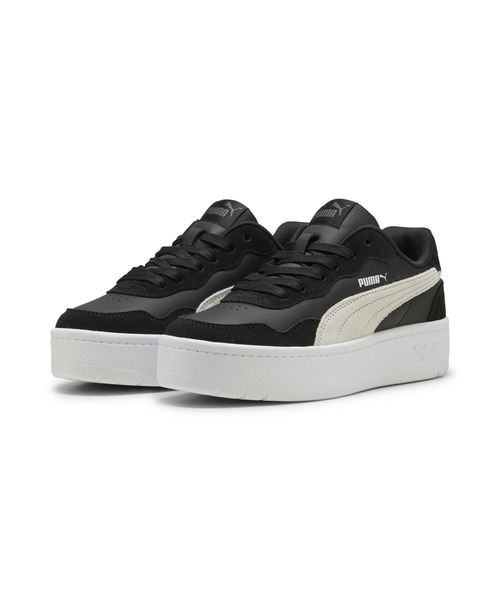 PUMA(プーマ)の「PUMA プーマ ウィメンズ コート ラリー SKYE SD スニーカー(スニーカー・レディース・アイボリー/ブラック×ホワイト/ピンク・25.0cm/24.5cm/25.5cm/26.0cm/23.0cm/22.5cm/23.5cm/24.0cm/22.0cm)」の12枚目の写真