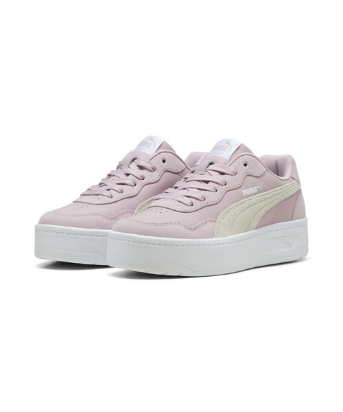 PUMA(プーマ)の「PUMA プーマ ウィメンズ コート ラリー SKYE SD スニーカー(スニーカー・レディース・アイボリー/ブラック×ホワイト/ピンク・25.0cm/24.5cm/25.5cm/26.0cm/23.0cm/22.5cm/23.5cm/24.0cm/22.0cm)」の17枚目の写真
