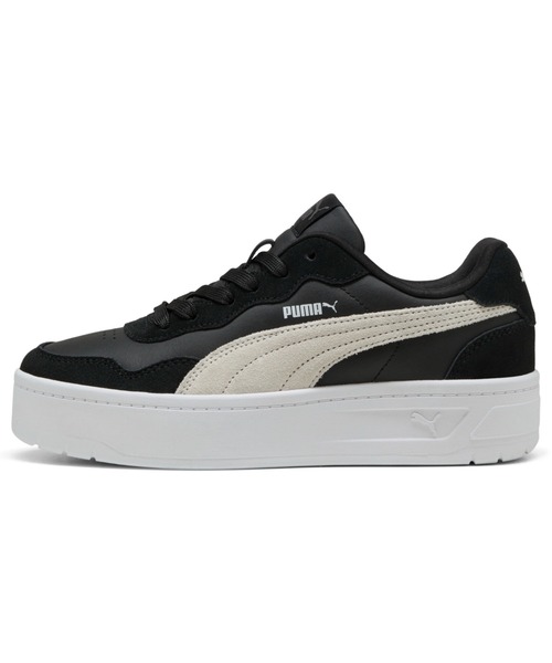 PUMA(プーマ)の「PUMA プーマ ウィメンズ コート ラリー SKYE SD スニーカー(スニーカー・レディース・アイボリー/ブラック×ホワイト/ピンク・25.0cm/24.5cm/25.5cm/26.0cm/23.0cm/22.5cm/23.5cm/24.0cm/22.0cm)」の3枚目の写真