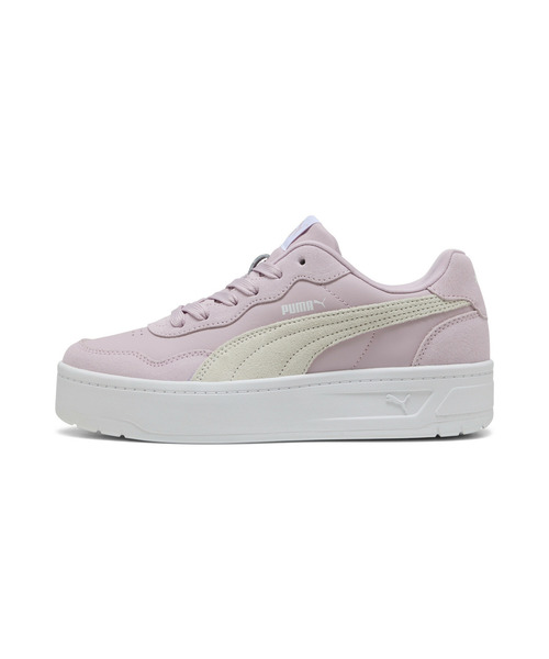 PUMA(プーマ)の「PUMA プーマ ウィメンズ コート ラリー SKYE SD スニーカー(スニーカー・レディース・アイボリー/ブラック×ホワイト/ピンク・25.0cm/24.5cm/25.5cm/26.0cm/23.0cm/22.5cm/23.5cm/24.0cm/22.0cm)」の4枚目の写真