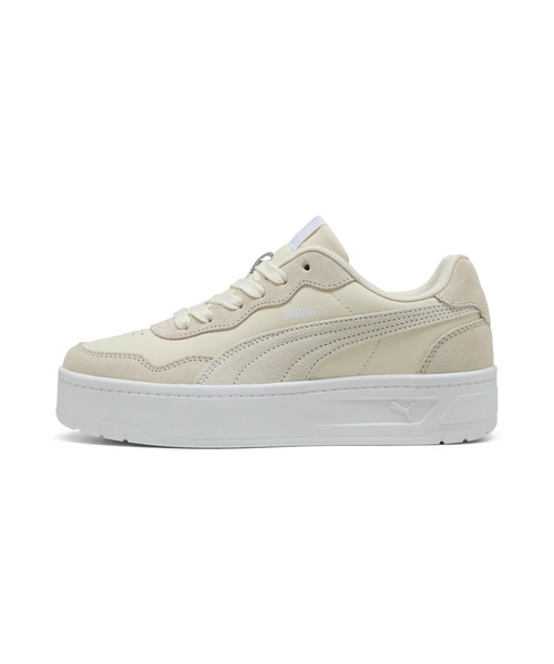 PUMA(プーマ)の「PUMA プーマ ウィメンズ コート ラリー SKYE SD スニーカー(スニーカー・レディース・アイボリー/ブラック×ホワイト/ピンク・25.0cm/24.5cm/25.5cm/26.0cm/23.0cm/22.5cm/23.5cm/24.0cm/22.0cm)」の5枚目の写真