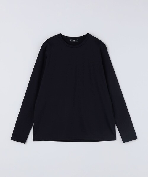 SHIPS(シップス)の「SHIPS: ALBINI クルーネック ロングスリーブ Tシャツ(Tシャツ/カットソー・メンズ・ブラック/ネイビー/ホワイト・LARGE/X-LARGE/SMALL/MEDIUM)」の1枚目の写真