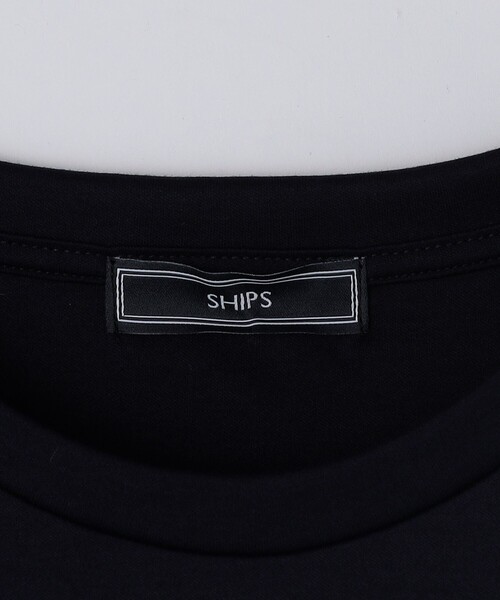 SHIPS(シップス)の「SHIPS: ALBINI クルーネック ロングスリーブ Tシャツ(Tシャツ/カットソー・メンズ・ブラック/ネイビー/ホワイト・LARGE/X-LARGE/SMALL/MEDIUM)」の8枚目の写真