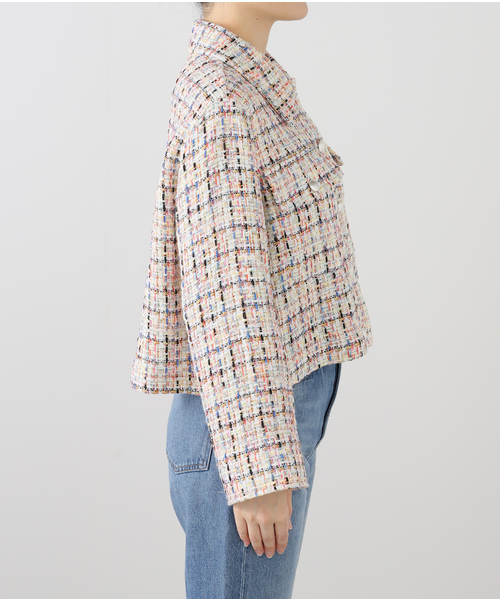 IENA LA BOUCLE クロップドデニムジャケット クロップドデニムジャケット(F GRY)｜ FURFUR｜渋谷PARCO