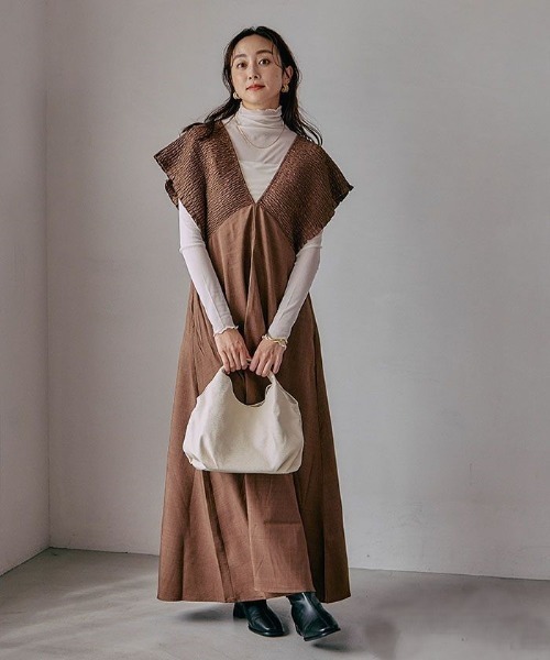 aquagarage(アクアガレージ)の「裏起毛シアートップス(Tシャツ/カットソー・レディース・ブラック/アイボリー/グレー・M/L)」の10枚目の写真