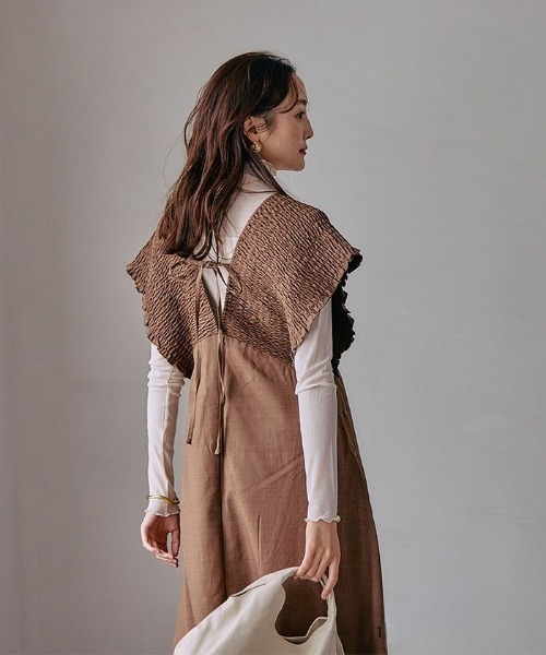 aquagarage(アクアガレージ)の「裏起毛シアートップス(Tシャツ/カットソー・レディース・ブラック/アイボリー/グレー・M/L)」の11枚目の写真