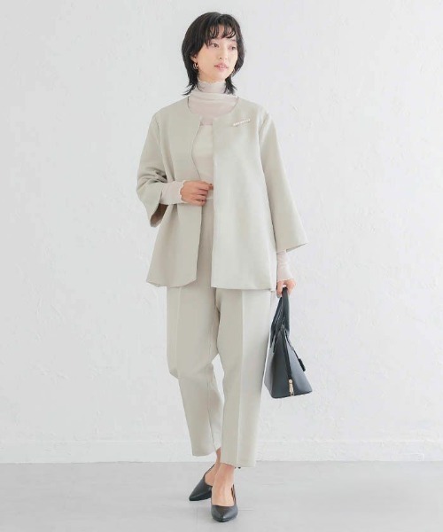 aquagarage(アクアガレージ)の「裏起毛シアートップス(Tシャツ/カットソー・レディース・ブラック/アイボリー/グレー・M/L)」の8枚目の写真