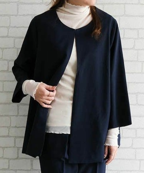 aquagarage(アクアガレージ)の「裏起毛シアートップス(Tシャツ/カットソー・レディース・ブラック/アイボリー/グレー・M/L)」の16枚目の写真