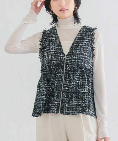 aquagarage(アクアガレージ)の「裏起毛シアートップス(Tシャツ/カットソー・レディース・ブラック/アイボリー/グレー・M/L)」の12枚目の写真