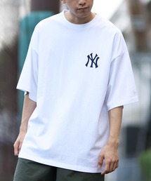 NEW ERA/ニューエラ 半袖Tシャツ バックプリント ドジャース ヤンキース 14467570/14467571