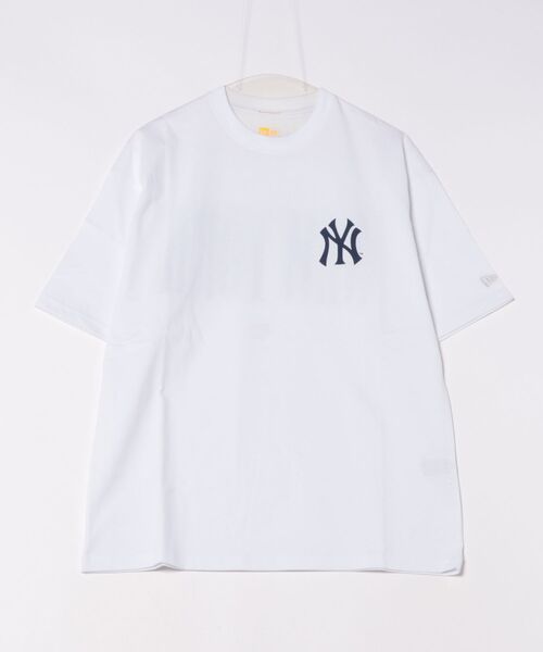 NEW ERA(ニューエラ)の「NEW ERA/ニューエラ 半袖Tシャツ バックプリント ドジャース ヤンキース 14467570/14467571(Tシャツ/カットソー・メンズ・ホワイト/ホワイト系その他2・XL/L/M)」の6枚目の写真