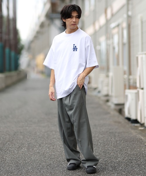 NEW ERA(ニューエラ)の「NEW ERA/ニューエラ 半袖Tシャツ バックプリント ドジャース ヤンキース 14467570/14467571(Tシャツ/カットソー・メンズ・ホワイト/ホワイト系その他2・XL/L/M)」の15枚目の写真