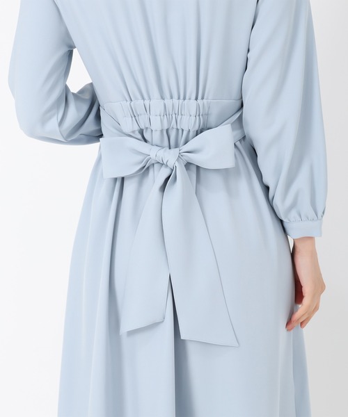 MISCH MASCH（ミッシュマッシュ）の「ハシゴレース切替シャツワンピース（ワンピース・レディース・ベージュ/ネイビー/ブルー・S/M）」の22枚目の写真