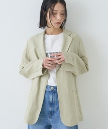 Rouge vif | シングルテーラージャケット(テーラードジャケット)