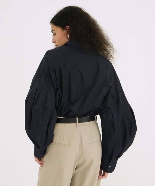 CLANE クラネ　VOLUME SLEEVE SHIRTS MINT CLANE クラネ VOLUME SLEEVE SHIRTS MINT