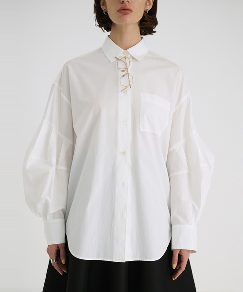 セール】VOLUME SLEEVE SHIRTS（シャツ/ブラウス）｜CLANE