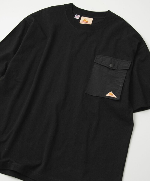 KELTY(ケルティ)の「KELTY(ケルティ)別注フラップポケット切替Tシャツ(Tシャツ/カットソー・メンズ・ライトグレー/ブラック/ホワイト・L/M)」の3枚目の写真