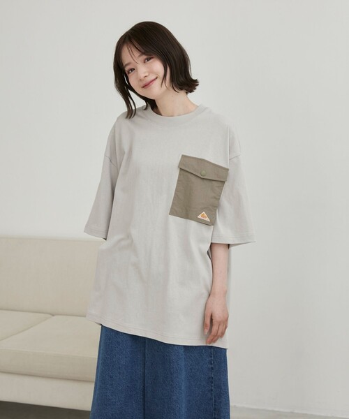 KELTY(ケルティ)の「KELTY(ケルティ)別注フラップポケット切替Tシャツ(Tシャツ/カットソー・メンズ・ライトグレー/ブラック/ホワイト・L/M)」の18枚目の写真