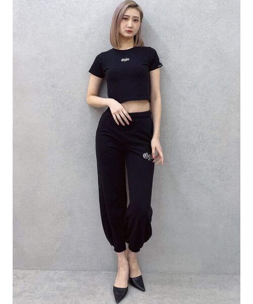 GYDA(ジェイダ)の「GYDA bijouスウェットジョガーパンツ(スウェットパンツ・レディース・グレー/ブラック・FREE)」の21枚目の写真