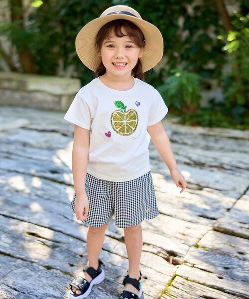 ANY(エニィ)の「ミラクルスパンコールTシャツ(Tシャツ/カットソー・キッズ・ピンク系/ホワイト系/ライトグリーン系・100/110/120/130)」の17枚目の写真