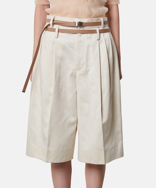 iRENE(アイレネ)の「プレッピーショーツ / Preppy Shorts(その他パンツ・レディース・ブラウン/アイボリー・38/36/34)」の16枚目の写真