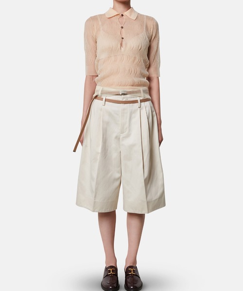 iRENE(アイレネ)の「プレッピーショーツ / Preppy Shorts(その他パンツ・レディース・ブラウン/アイボリー・38/36/34)」の10枚目の写真