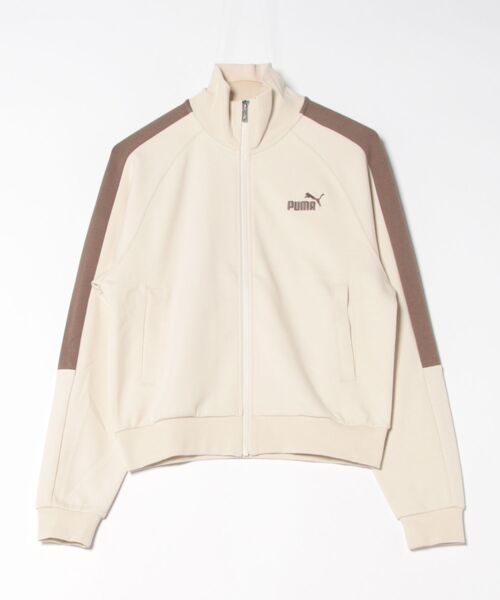PUMA（プーマ）の「《PUMA》CORE HERITAGE MX トラック ジャケット（その他アウター・レディース・ブラック/ベージュ・S/M/L/XL）」の2枚目の写真
