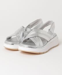 Clarks クラークスサンダル シルバーカラー 23.5〜24cm 新品未使用 Clarks｜クラークスのサンダル（シルバー/銀色系）通販 - ZOZOTOWN