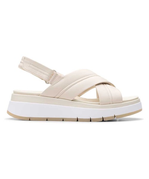 Clarks(クラークス)の「クラークス Tuscan Cross タスカンクロス サンダル(サンダル・レディース・ブラック/クリーム/シルバー/ピンク・55/50/40/35/45/30)」の3枚目の写真