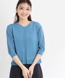 Reflect | 【WEB先行カラーあり/手洗い可】透かし柄デザインニット(ニット/セーター)