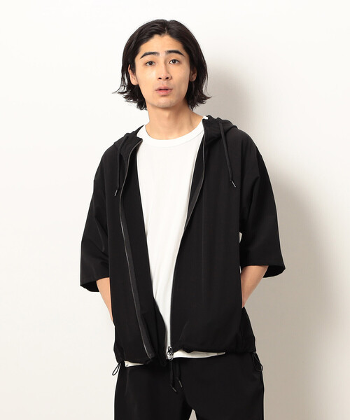 Purple&Yellow(パープルアンドイエロー)の「ナイロンストレッチパーカ(パーカー・メンズ・ブラック/キャメル・X-LARGE/LARGE/MEDIUM/SMALL)」の5枚目の写真