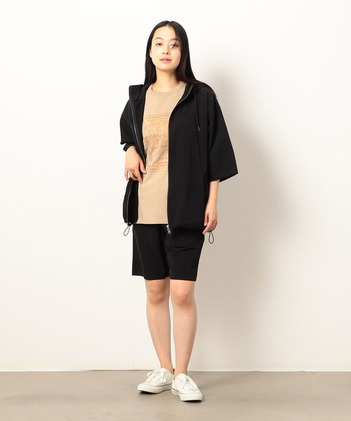 Purple&Yellow(パープルアンドイエロー)の「ナイロンストレッチパーカ(パーカー・メンズ・ブラック/キャメル・X-LARGE/LARGE/MEDIUM/SMALL)」の7枚目の写真