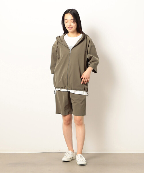 Purple&Yellow(パープルアンドイエロー)の「ナイロンストレッチパーカ(パーカー・メンズ・ブラック/キャメル・X-LARGE/LARGE/MEDIUM/SMALL)」の16枚目の写真