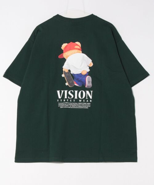 VISION STREET WEAR（ヴィジョンストリートウェア）の「【VISION STREET WEAR / ヴィジョンストリートウェア】 ベアーTシャツ（Tシャツ/カットソー・メンズ・ブラック/ホワイト/ダークグリーン・L/XL/M）」の5枚目の写真