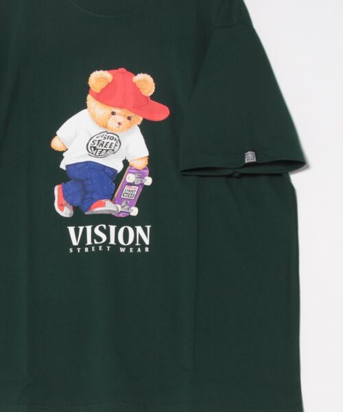 VISION STREET WEAR（ヴィジョンストリートウェア）の「【VISION STREET WEAR / ヴィジョンストリートウェア】 ベアーTシャツ（Tシャツ/カットソー・メンズ・ブラック/ホワイト/ダークグリーン・L/XL/M）」の4枚目の写真