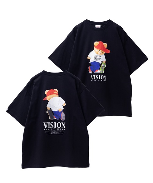 VISION STREET WEAR（ヴィジョンストリートウェア）の「【VISION STREET WEAR / ヴィジョンストリートウェア】 ベアーTシャツ（Tシャツ/カットソー・メンズ・ブラック/ホワイト/ダークグリーン・L/XL/M）」の2枚目の写真