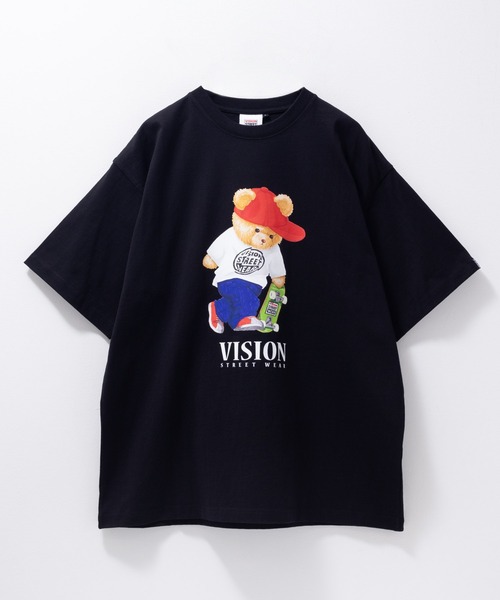 VISION STREET WEAR（ヴィジョンストリートウェア）の「【VISION STREET WEAR / ヴィジョンストリートウェア】 ベアーTシャツ（Tシャツ/カットソー・メンズ・ブラック/ホワイト/ダークグリーン・L/XL/M）」の12枚目の写真