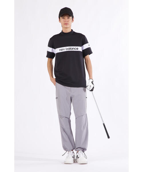 New Balance Golf(ニューバランスゴルフ)の「【new balance golf】配色ラインロゴ 半袖 モックネック プルオーバー (MENS)(Tシャツ/カットソー・メンズ・グレー系その他3/ブラック/ホワイト・MEDIUM/LARGE/XX-LARGE/X-LARGE/SMALL)」の5枚目の写真