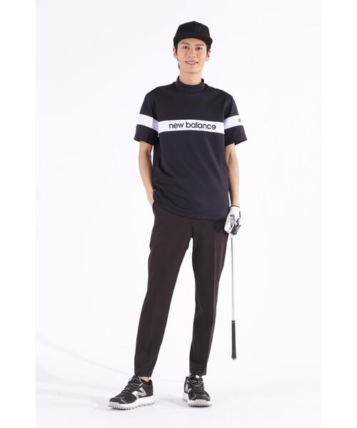 New Balance Golf(ニューバランスゴルフ)の「【new balance golf】配色ラインロゴ 半袖 モックネック プルオーバー (MENS)(Tシャツ/カットソー・メンズ・グレー系その他3/ブラック/ホワイト・MEDIUM/LARGE/XX-LARGE/X-LARGE/SMALL)」の6枚目の写真