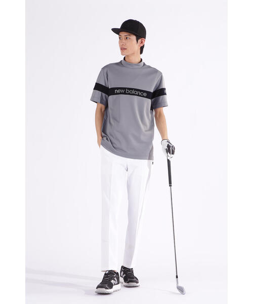New Balance Golf(ニューバランスゴルフ)の「【new balance golf】配色ラインロゴ 半袖 モックネック プルオーバー (MENS)(Tシャツ/カットソー・メンズ・グレー系その他3/ブラック/ホワイト・MEDIUM/LARGE/XX-LARGE/X-LARGE/SMALL)」の12枚目の写真