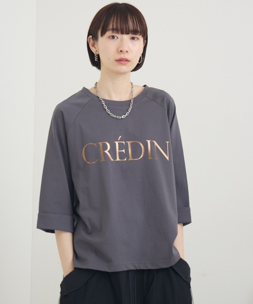 Paradise Picnic（パラダイスピクニック）の「cloche 箔プリント7分袖