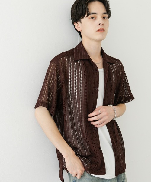 美品 イーストバイウエスト期 A.P.C. アーペーセー オープンカラー シャツ A.P.C - A.P.C Jeuneシャツ apc オープンカラー