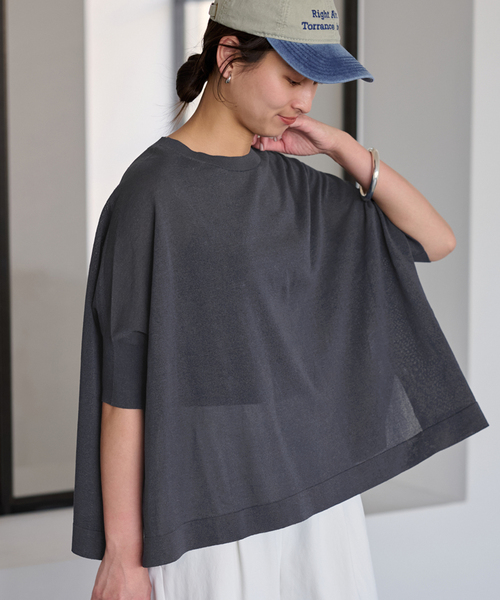 ペーパーミックスポンチョニット（ニット/セーター）｜FRAMeWORK