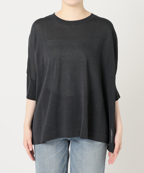 ペーパーミックスポンチョニット（ニット/セーター）｜FRAMeWORK