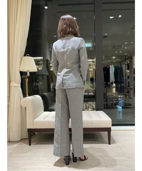 現行美品！グレンチェック ダブル4ボタン ピークトラペルジャケット　26ss BROOKS BROTHERS（ブルックスブラザーズ）の「リネン／コットン グレン