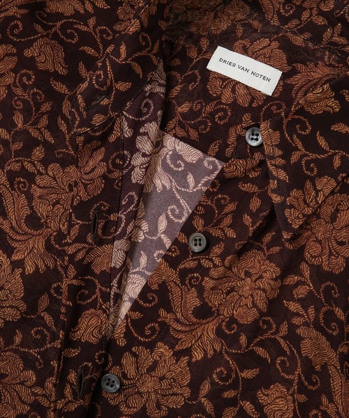 DRIES VAN NOTEN(ドリスヴァンノッテン)の「CHOWY 1011 W.W.SHIRT(シャツ/ブラウス・レディース・ブルー/ブラウン・36/34)」の5枚目の写真