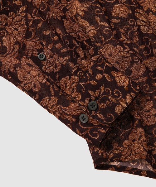 DRIES VAN NOTEN(ドリスヴァンノッテン)の「CHOWY 1011 W.W.SHIRT(シャツ/ブラウス・レディース・ブルー/ブラウン・36/34)」の6枚目の写真