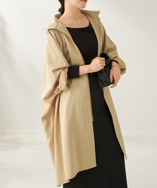 【美品】Plage ハッスイドルマンコート　ベージュ　36 トレンチ　ベージュ ハッスイドルマンコート（その他ブルゾン／アウター）｜Plage